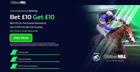 william hill grand national promo code|Grand National 2023 with William Hill.